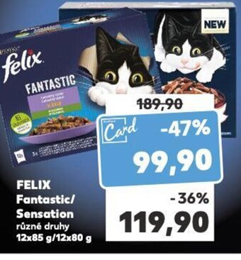 Kaufland FELIX Fantastic/ Sensation nabídka