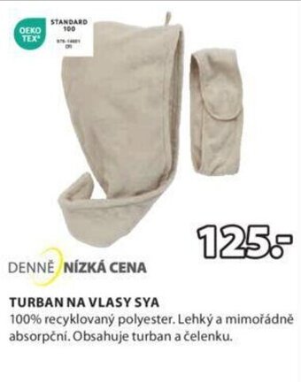 JYSK TURBAN NA VLASY SYA nabídka