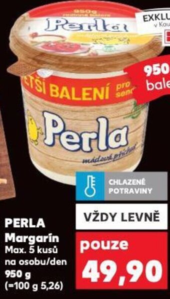 Kaufland PERLA Margarin nabídka