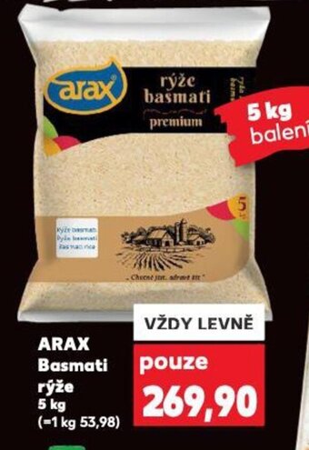 Kaufland ARAX Basmati rýže 5 kg nabídka