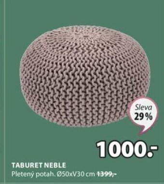 JYSK TABURET NEBLE nabídka