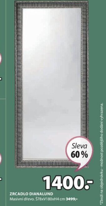 JYSK ZRCADLO DIANALUND nabídka