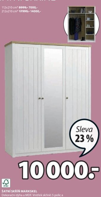 JYSK ŠATNÍ SKŘÍŇ MARKSKEL nabídka
