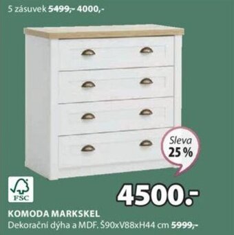 JYSK KOMODA MARKSKEL nabídka