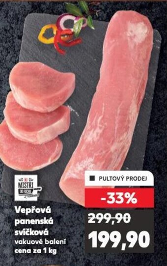 Kaufland Vepřová panenská svíčková nabídka