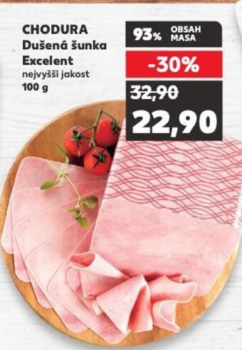 Kaufland CHODURA Dušená šunka Excelent nabídka