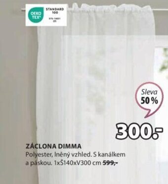 JYSK ZÁCLONA DIMMA nabídka