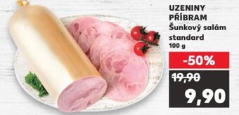 Kaufland UZENINY PŘÍBRAM Šunkový salám standard 100 g nabídka