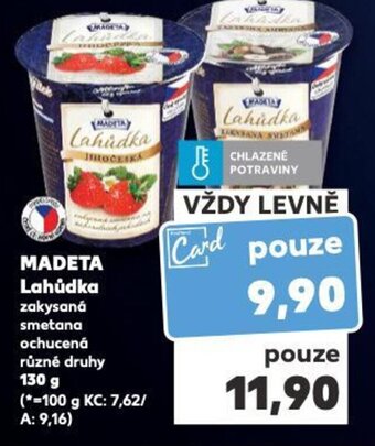 Kaufland MADETA Lahůdka nabídka