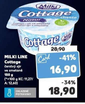 Kaufland MILKI LINE Cottage nabídka