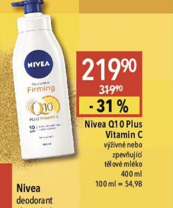 Globus Nivea Q10 Plus Vitamin C nabídka