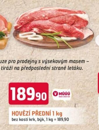 Trefa HOVĚZÍ PŘEDNÍ 1 kg nabídka