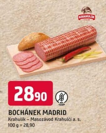 Trefa BOCHÁNEK MADRID nabídka