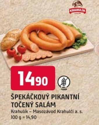 Trefa ŠPEKÁČKOVÝ PIKANTNÍ TOČENÝ SALÁM nabídka