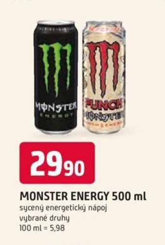 Trefa MONSTER ENERGY 500 ml nabídka