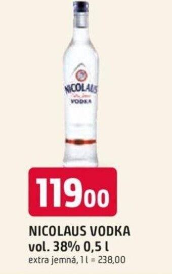 Trefa NICOLAUS VODKA vol. 38% 0,5 l nabídka