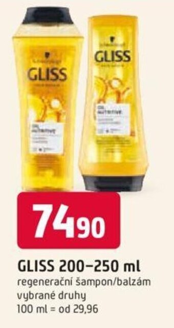 Trefa GLISS 200-250 ml nabídka