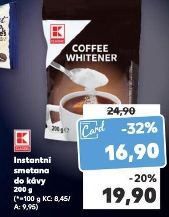 Kaufland Instantní smetana do kávy nabídka