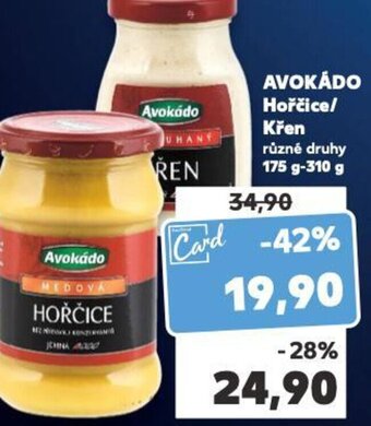 Kaufland AVOKÁDO Hořčice/ Křen nabídka