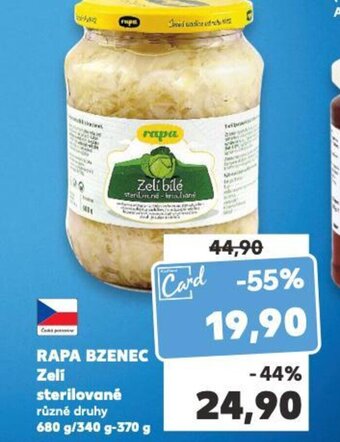 Kaufland RAPA BZENEC Zeli sterilované nabídka