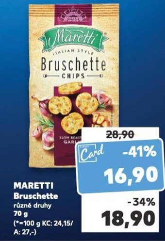 Kaufland MARETTI Bruschette nabídka