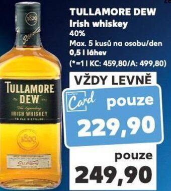 Kaufland TULLAMORE DEW Irish whiskey 40% nabídka