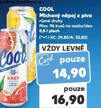 Kaufland COOL Míchaný nápoj z piva nabídka