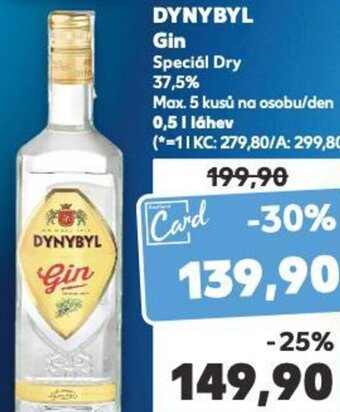 Kaufland DYNYBYL Gin nabídka