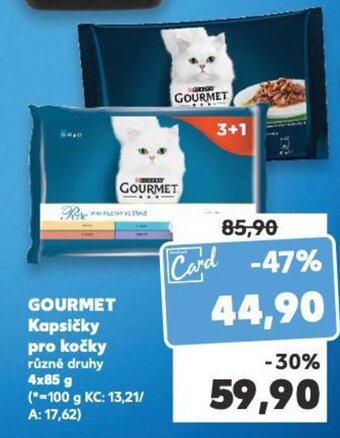 Kaufland GOURMET Kapsičky pro kočky nabídka