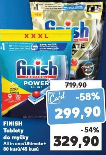 Kaufland FINISH Tablety do myčky nabídka