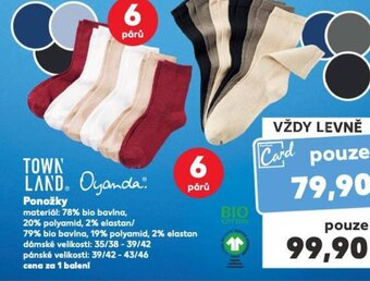 Kaufland Ponožky nabídka