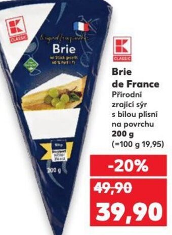 Kaufland Brie de France nabídka
