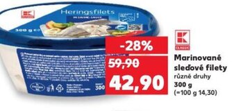 Kaufland Marinované sledové filety nabídka
