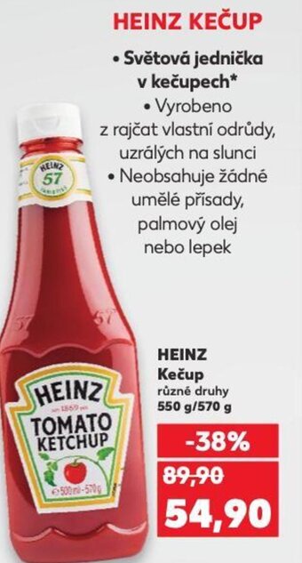 Kaufland HEINZ Kečup nabídka
