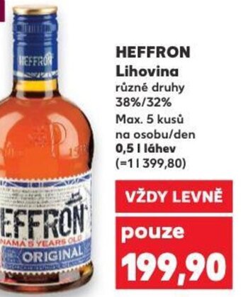 Kaufland HEFFRON Lihovina nabídka
