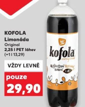 Kaufland KOFOLA Limonáda nabídka