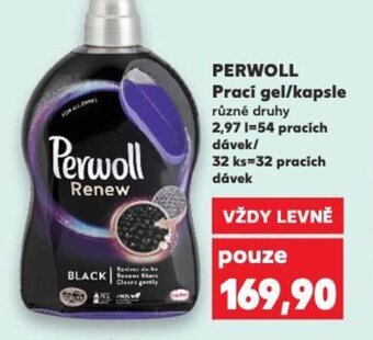 Kaufland PERWOLL Prací gel/kapsle nabídka