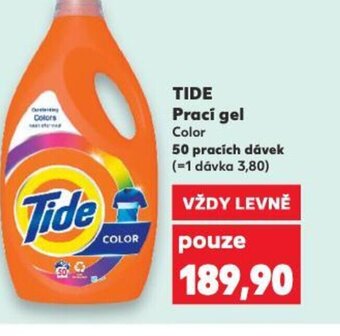 Kaufland TIDE Prací gel Color nabídka