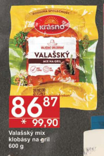 Jip Valašský mix klobásy na gril 600 g nabídka