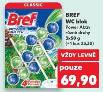 Kaufland BREF WC blok nabídka