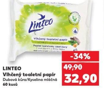 Kaufland LINTEO Vlhčený toaletní papír nabídka