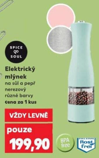 Kaufland Elektrický mlýnek nabídka