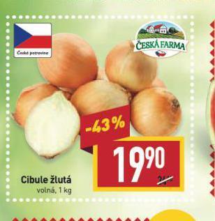 Billa Cibule žlutá nabídka