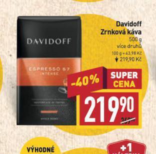Billa Káva davidoff nabídka