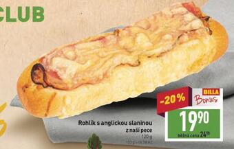 Billa Rohlík s anglickou slaninou nabídka