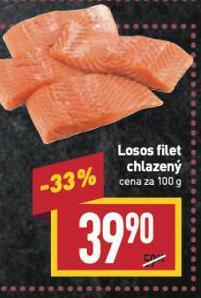 Billa Losos filet nabídka