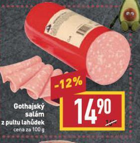Billa Gothajský salám nabídka