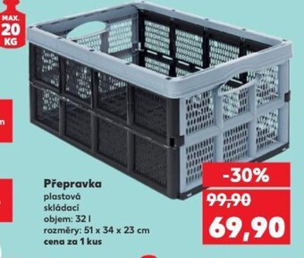 Kaufland Přepravka nabídka