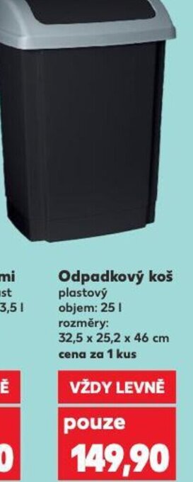 Kaufland Odpadkový koš nabídka
