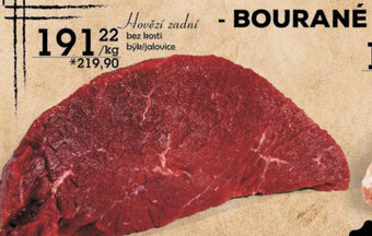 Jip Hovězí zadní nabídka